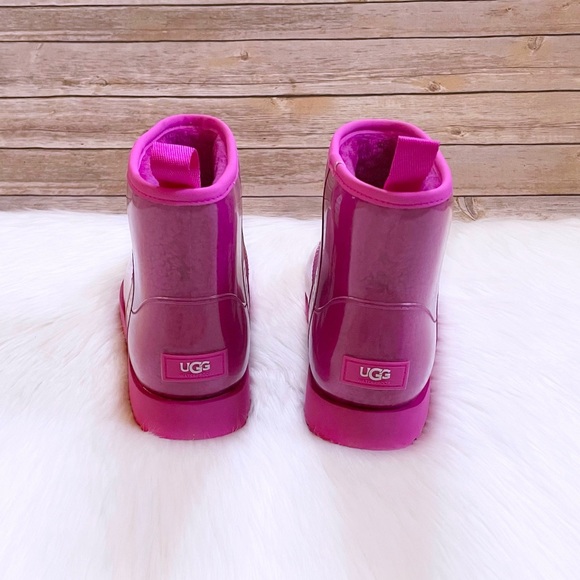 UGG Women’s Classic Clear Mini In Dragon Fruit - Picture 5 of 10